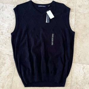 Northern Isles Mens Cotton Black Vest Sizen L